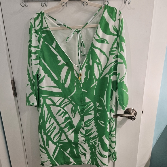 1 - Lilly Pulitzer for Target Green Tropical Leave Dress size SP, 2 Of These - Picture 5 of 6